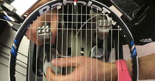 Tennis racquet repair grommet repairs